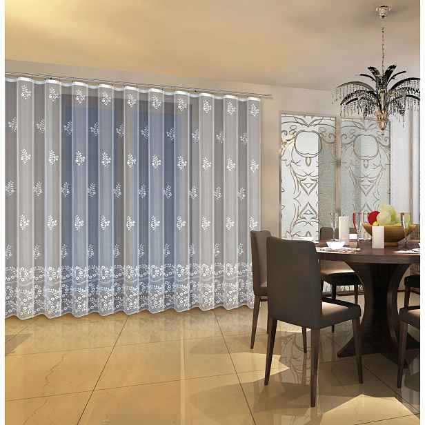 Mg Záclona 33692 žakár 210x220 cm hotový s páskou K