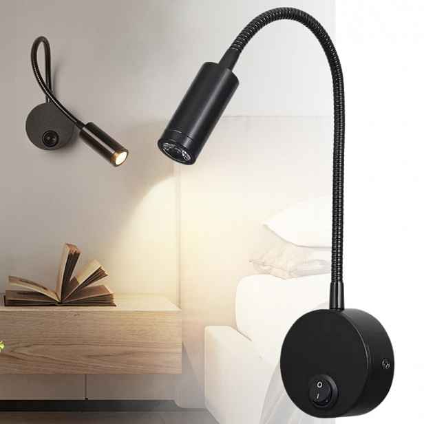 Noční Lampa Nástěnná Stolní Bezdrátová Nástěnná Lampa Nastavitelná Pro Čtení