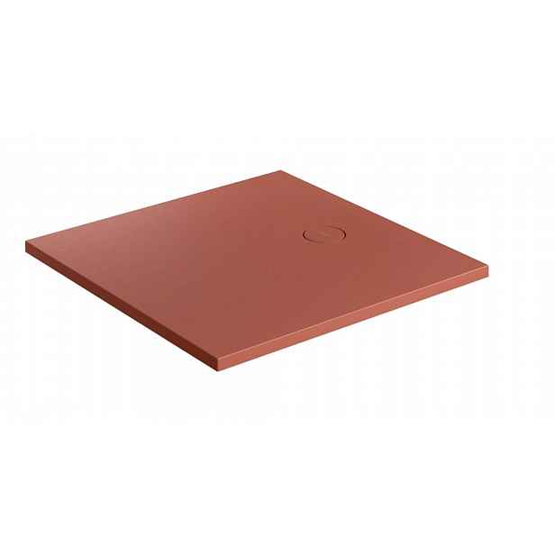 OMNIRES Aquarock M+ - Sprchová vanička 90x90 cm, červená AQUAROCK90-KTE