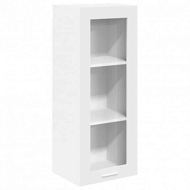 vidaXL Závěsná skříňka Bílá 40 x 31 x 100 cm Kompozitní dřevo