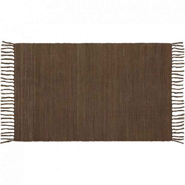 XXXLutz RUČNĚ TKANÝ KOBEREC, 70/120 cm, hnědá Boxxx - Vlněné koberce - 006767011452