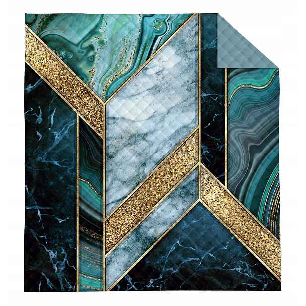 Detexpol Přehoz na postel Minerál gold Polyester, 170/210 cm (DL-556525)