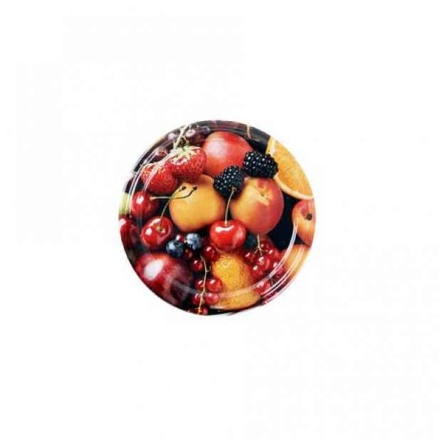 TORO Víčko na zavařovací sklenice 10ks, 66mm, motiv ovoce