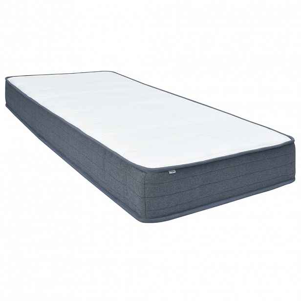 vidaXL Box spring matrace 90 x 190 x 20 cm středně měkký textil
