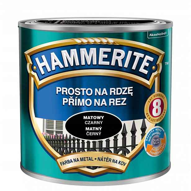 Hammerite Barva na rez 2,5L Černá Matná