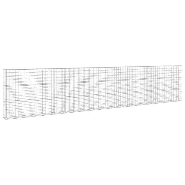 vidaXL Gabion s drátem 3,5 mm a síťkou 10x10 cm 750x30x150 cm