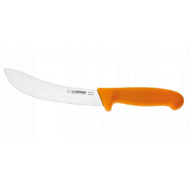 Giesser 2025 18 nůž na kůži 18 cm žlutý