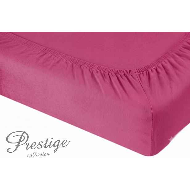 Prostěradlo Jersey s gumičkou 220x200 Amarant Prestige Collection 160 g/m2
