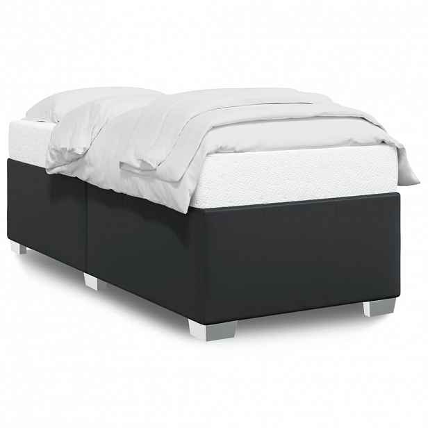 vidaXL Rám postele černá 100 x 200 cm umělá kůže
