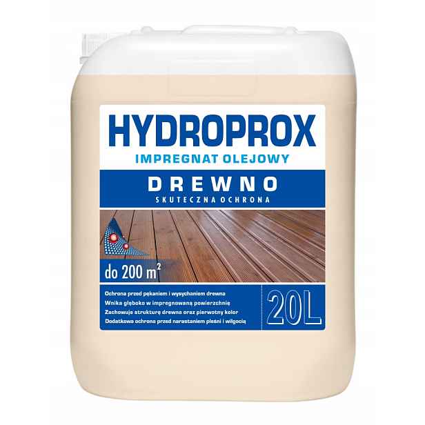 Hydroprox Olejová Impregnace Na Dřevo 20 L