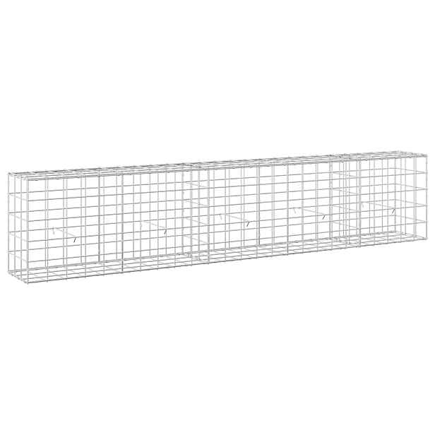 vidaXL Gabion s drátem 3,5 mm a síťkou 10x10 cm 250x30x50 cm