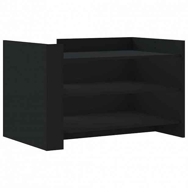 vidaXL Konferenční stolek černý 80 x 50 x 50 cm kompozitní dřevo