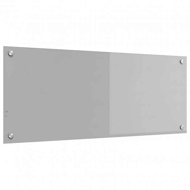 vidaXL Kuchyňský obklad Světle šedá 100 x 40 cm tvrzené sklo