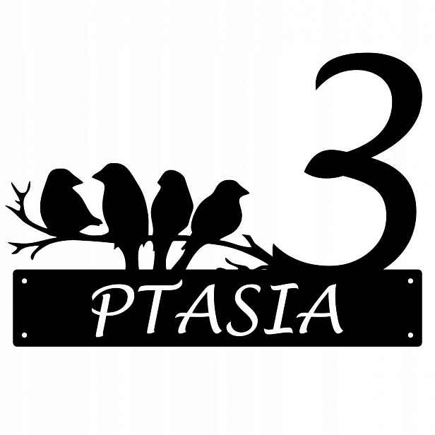 Číslo Na Dům 48 cm Tabule Adresa Ocel 2 mm Grafika 152