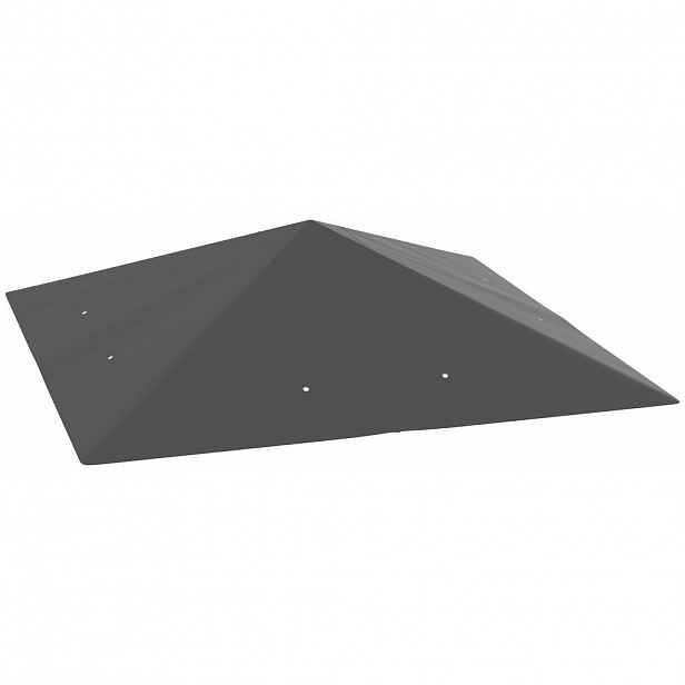 Outsunny NÁHRADNÍ STŘECHA pro altán 3 x 3 m, vodoodpudivá, střecha altánu UPF30+, náhradní potah