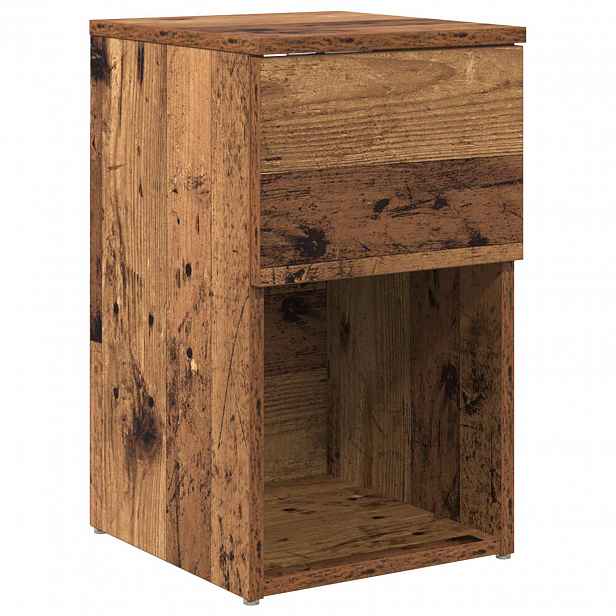 vidaXL Zásuvka pod postel Staré dřevo 29 x 31,5 x 49 cm