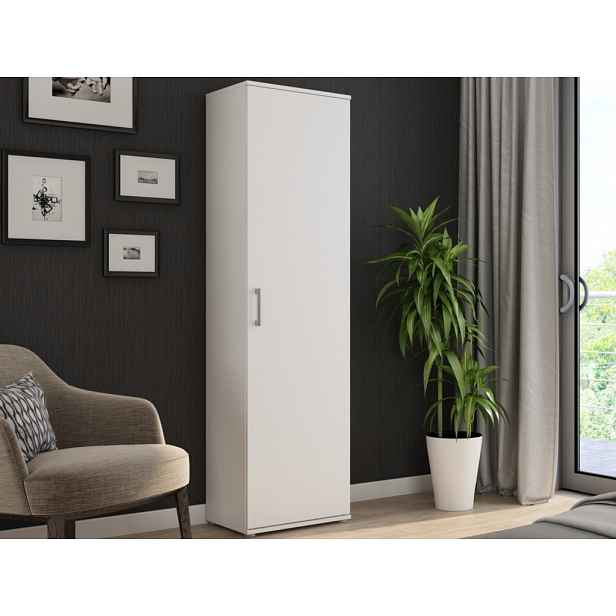 Víceúčelová skříň s policemi Nitro, 50 cm, bílá