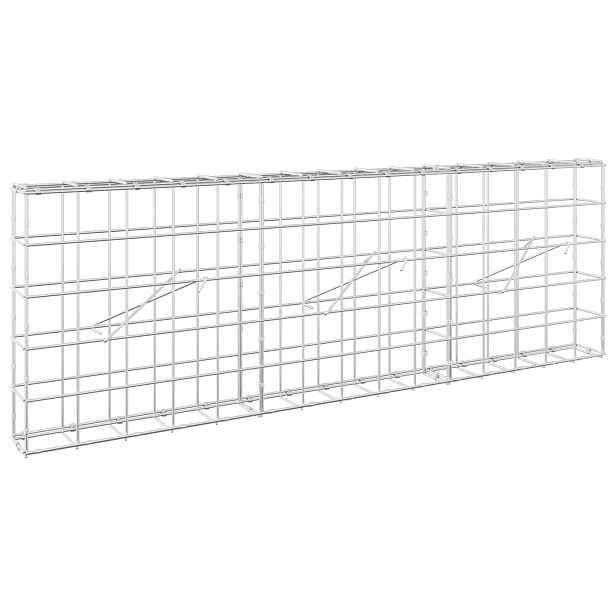 vidaXL Gabion s drátem 3,5 mm a síťkou 10x10 cm 150x10x50 cm