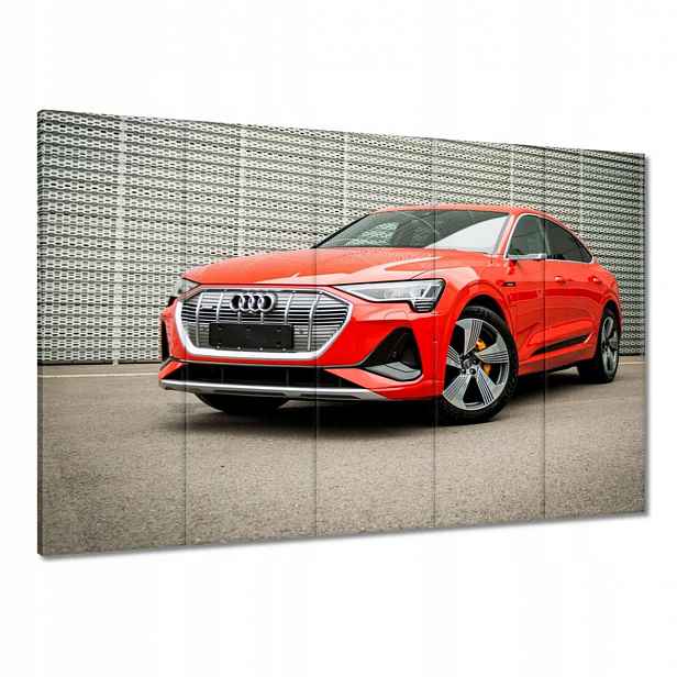 Obrazy 100x70 Červené Audi e-tron