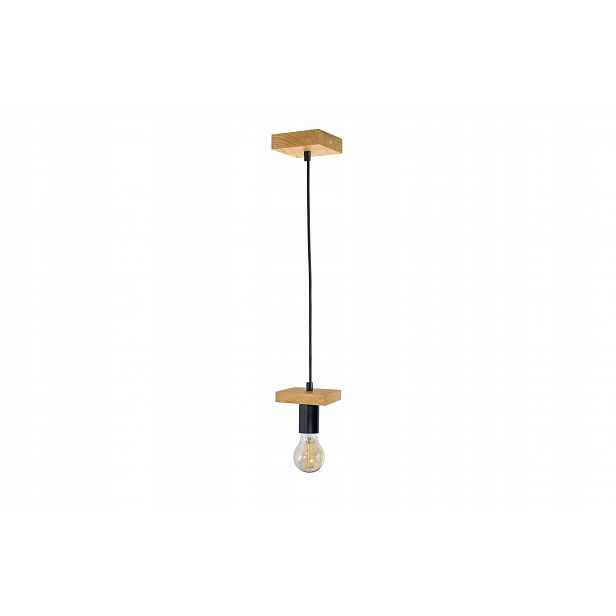 Závěsná stropní Led lampa E27 0-110 cm Dubová na omítku Převis Deska Obývací pokoj