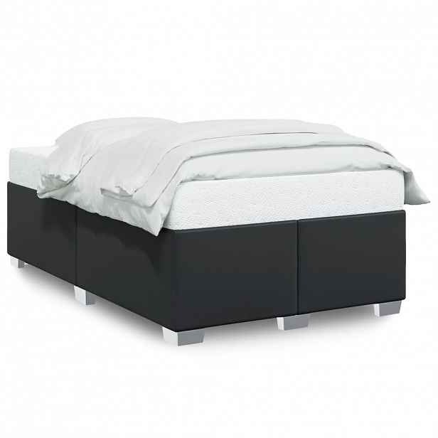 vidaXL Rám postele bez matrace černá 120x190 cm umělá kůže