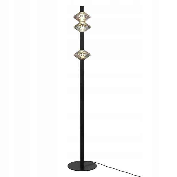 Stojací podlahová lampa Milagro Padre ML2802 Černá Led 19W 164cm 3000K