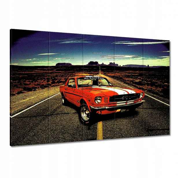 Obrazy 100x70 Červený Ford Mustang