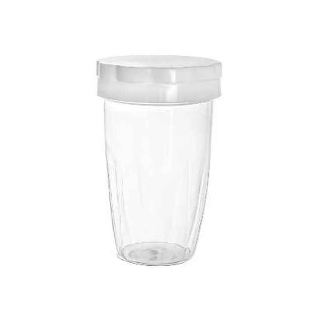 cukřenka 150ml, ČIRÁ, bílé nebo šedé víčko, d5,5x9cm, sypací, plast