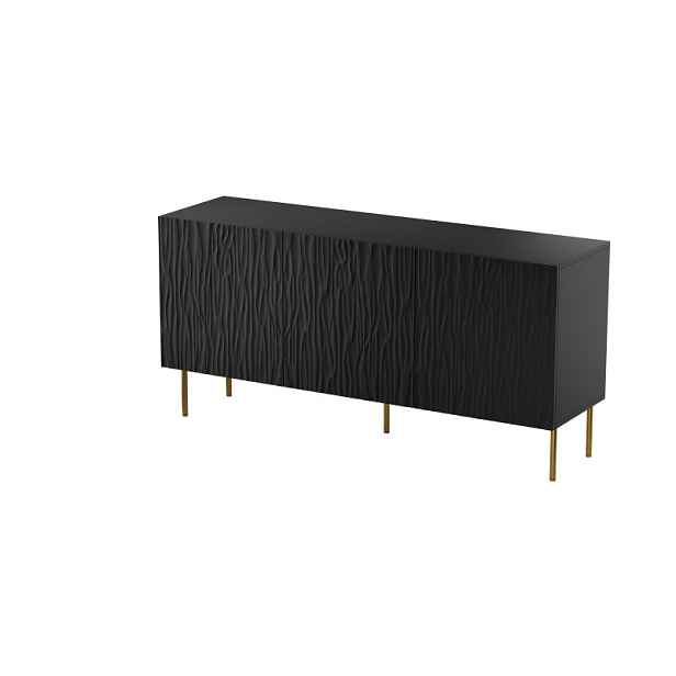 HALMAR Komoda Jungle 152 cm černá