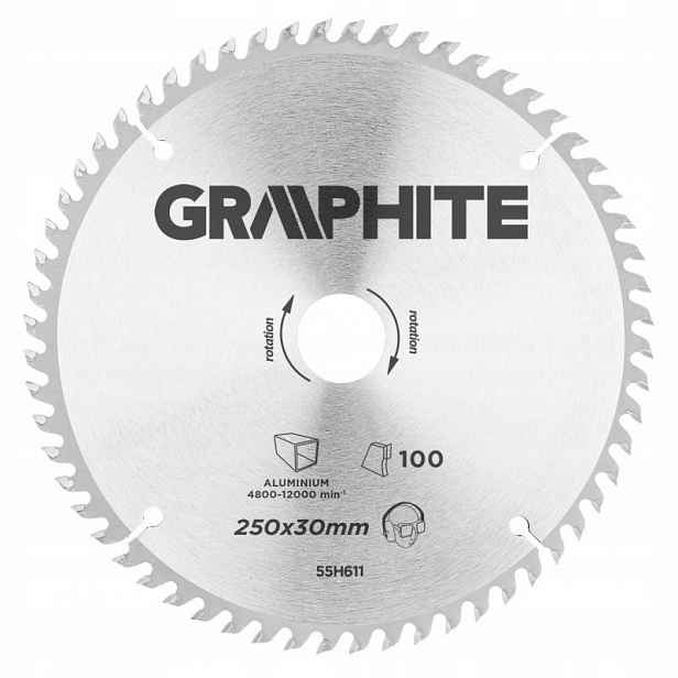 Vidiový kotouč 250x30 mm 100T Aluminium 55H611