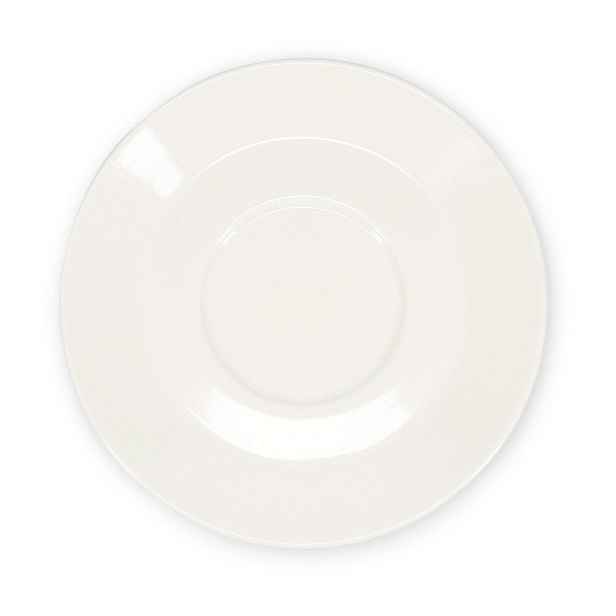 Bílý porcelánový podšálek ø 16,5 cm Barista – BonBistro