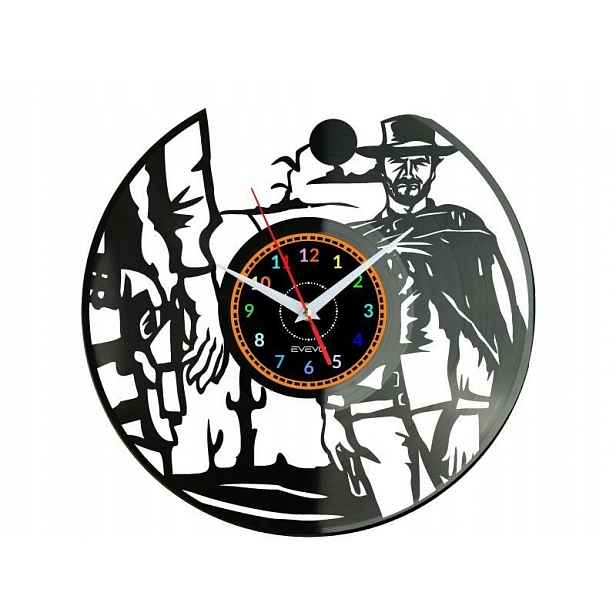 Cowboy Nástěnné hodiny Vinylová deska Moderní dekorativní jako Dárek k narození