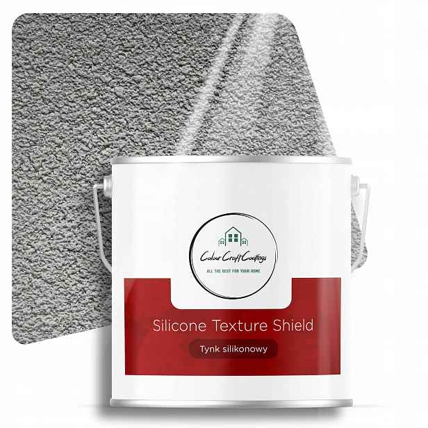 Silikonová omítka 1,5 mm Baranek Šedá 7 Kg F265