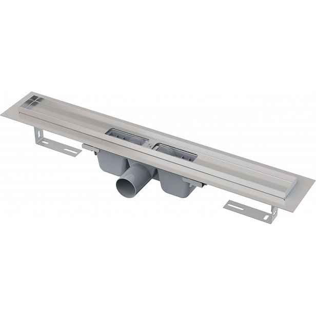 Alca - Sprchový žlab 85 cm, s okrajem pro perforovaný rošt, nerez APZ1-850