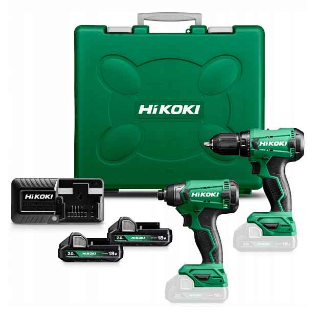 Hikoki Sada Šroubovák 18V KC18DAW (DV18DA+WH18DA) HKC18DAWCZ