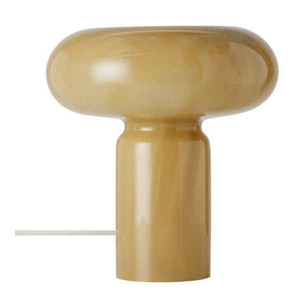 Khaki skleněná stolní lampa (výška 28 cm) Aurora – Ellos Home