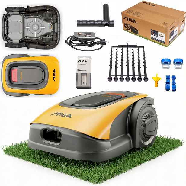 Robotická sekačka Stiga G600 2,5 Ah Bezkartáčová Automatická Smart Bt stanice