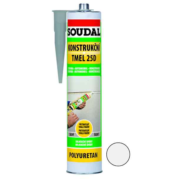 Tmel konstrukční Soudal 25D bílý 280 ml
