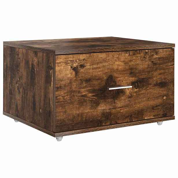 vidaXL Skříň se zásuvkami 55 x 45 x 31 cm Kouřový dub