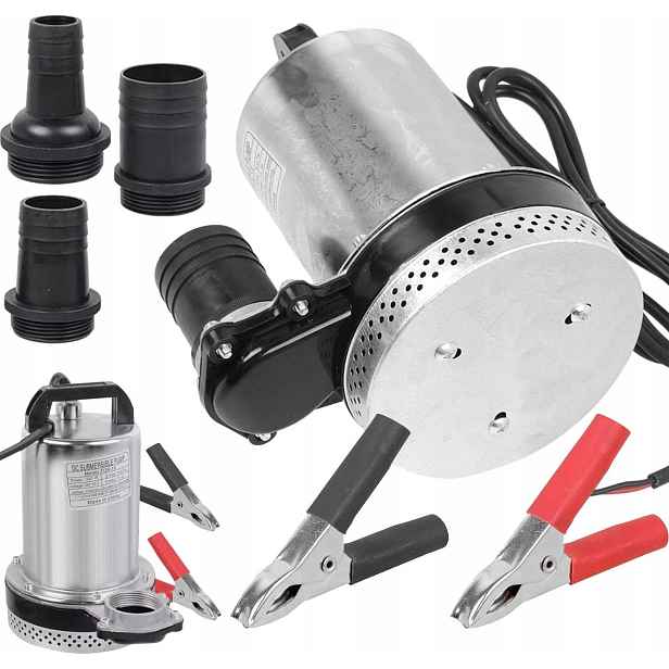Čerpadlo Na Vodu 12V 220W 8000L/H DC Výkonný Motor Pro Zahradu Jezírka