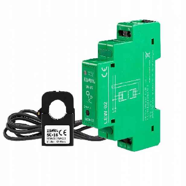 Supla – Monitor elektrické energie 1F 100 A LEW-02 Zamel