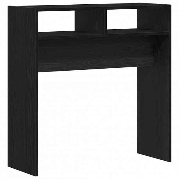 vidaXL Konzolový stolek Černý dub 78 x 30 x 80 cm Kompozitní dřevo