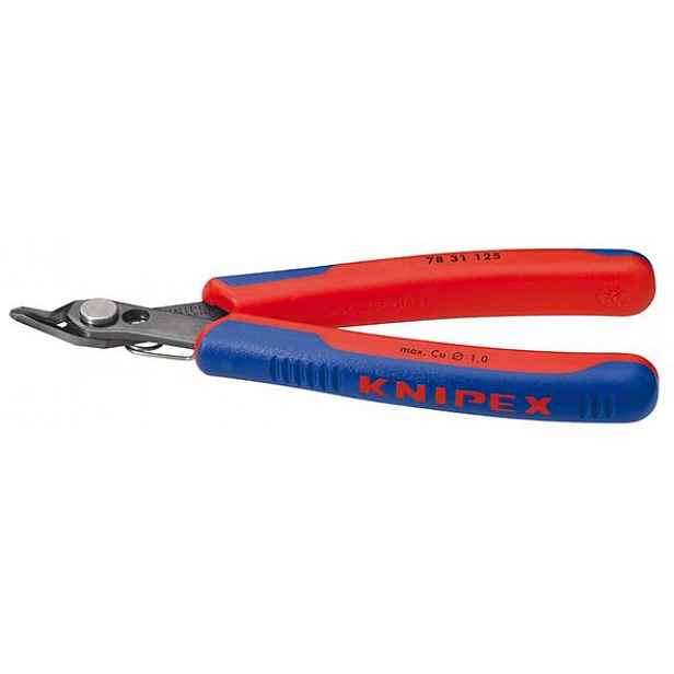Boční štípací kleště pro elektroniku.SuperKnips tvar 3,125 mm Knipex