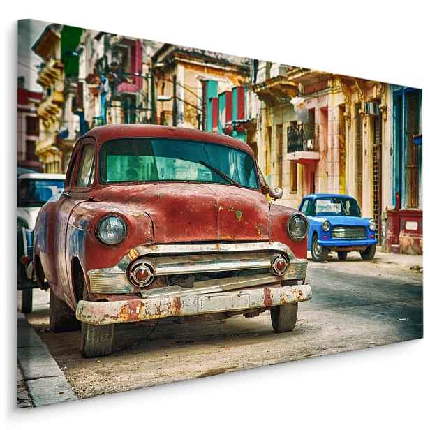 MyBestHome BOX Plátno Starých Amerických Automobilů Varianta: 70x50