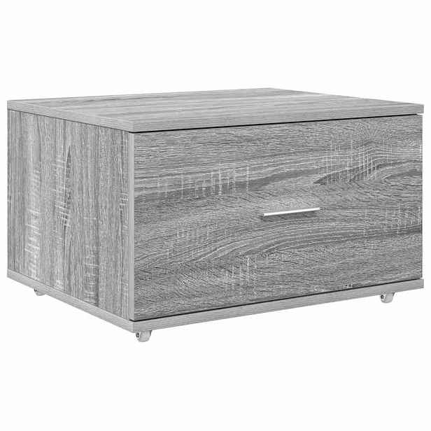 vidaXL Skříň se zásuvkami 55 x 45 x 31 cm Šedá Sonoma