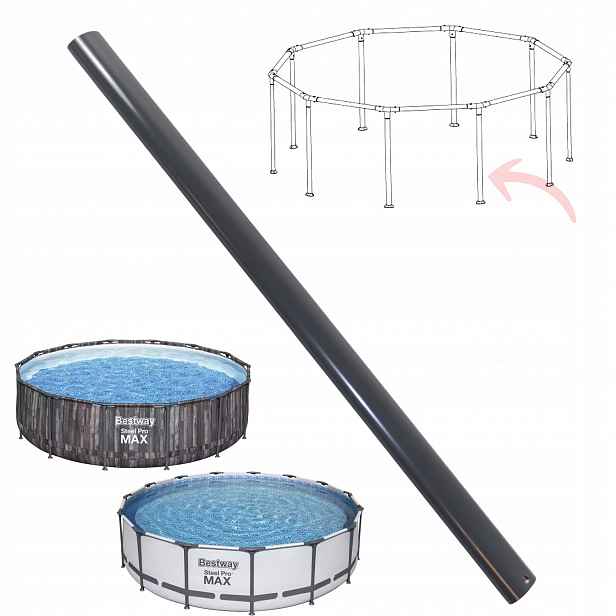 Bestway Noha Podpěra Roštu Vertikální Trubka Bazénu Steel Pro Max 457x107