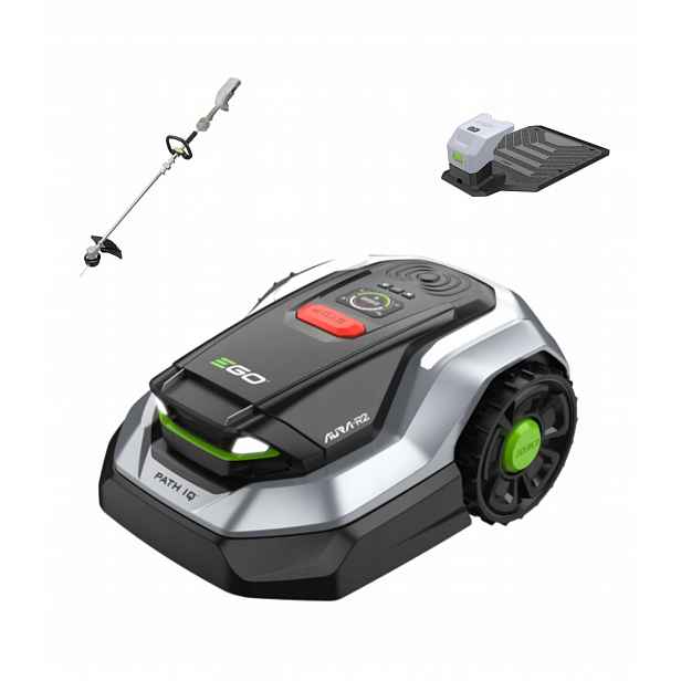 Ego Power+ Robotická sekačka AURA-R2 do 1500 m2 RMR1500E s vyžínačem ST1300E-S