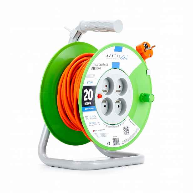 Prodlužovací Kabel Bubnový 20 m 3x1,0 Na Bubnu 2300 W IP20
