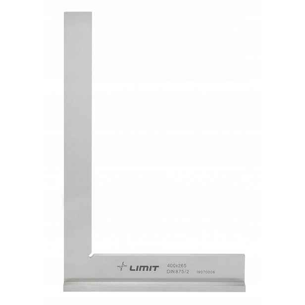 Úhelník s 90° patkou pro všechny broušené plochy 400 x 265 mm Limit
