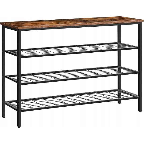 Botník Vasagle Serano 100 cm hnědý/černý
